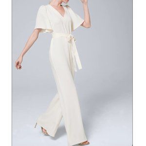 ICONIC WHBM WHITE JUMPSUIT-NEW, Sold-out at stores